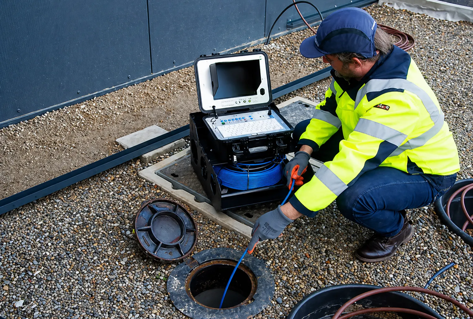 Inspection vid&eacute;o et diagnostic du conduit
